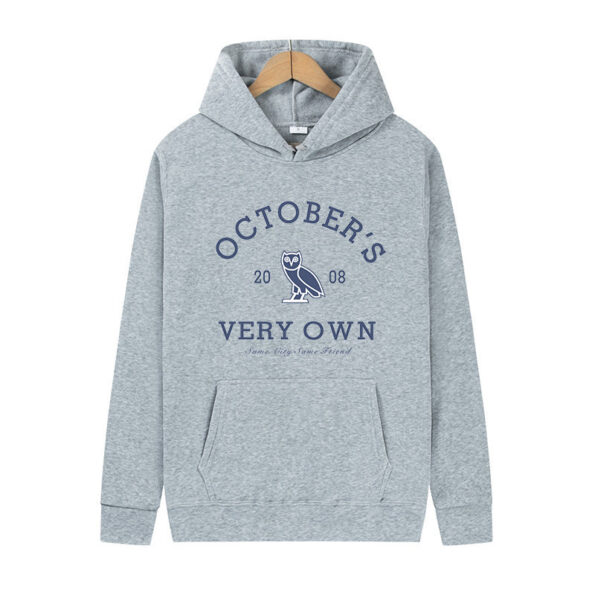 Men's Women's Outdoor October's Sports Grey Hoodie