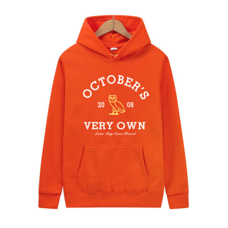 Men's Women's Outdoor October's Sports Orange Hoodie