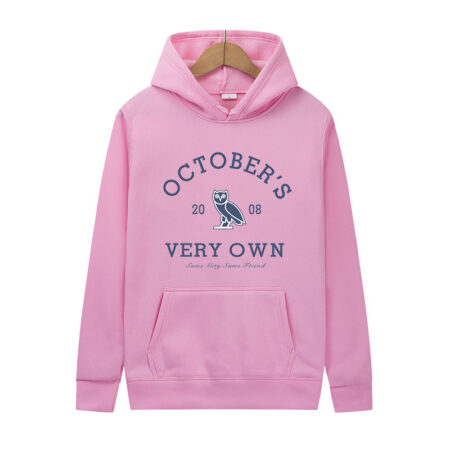 Men's Women's Outdoor October's Sports Pink Hoodie