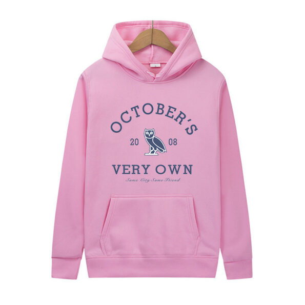 Men's Women's Outdoor October's Sports Pink Hoodie